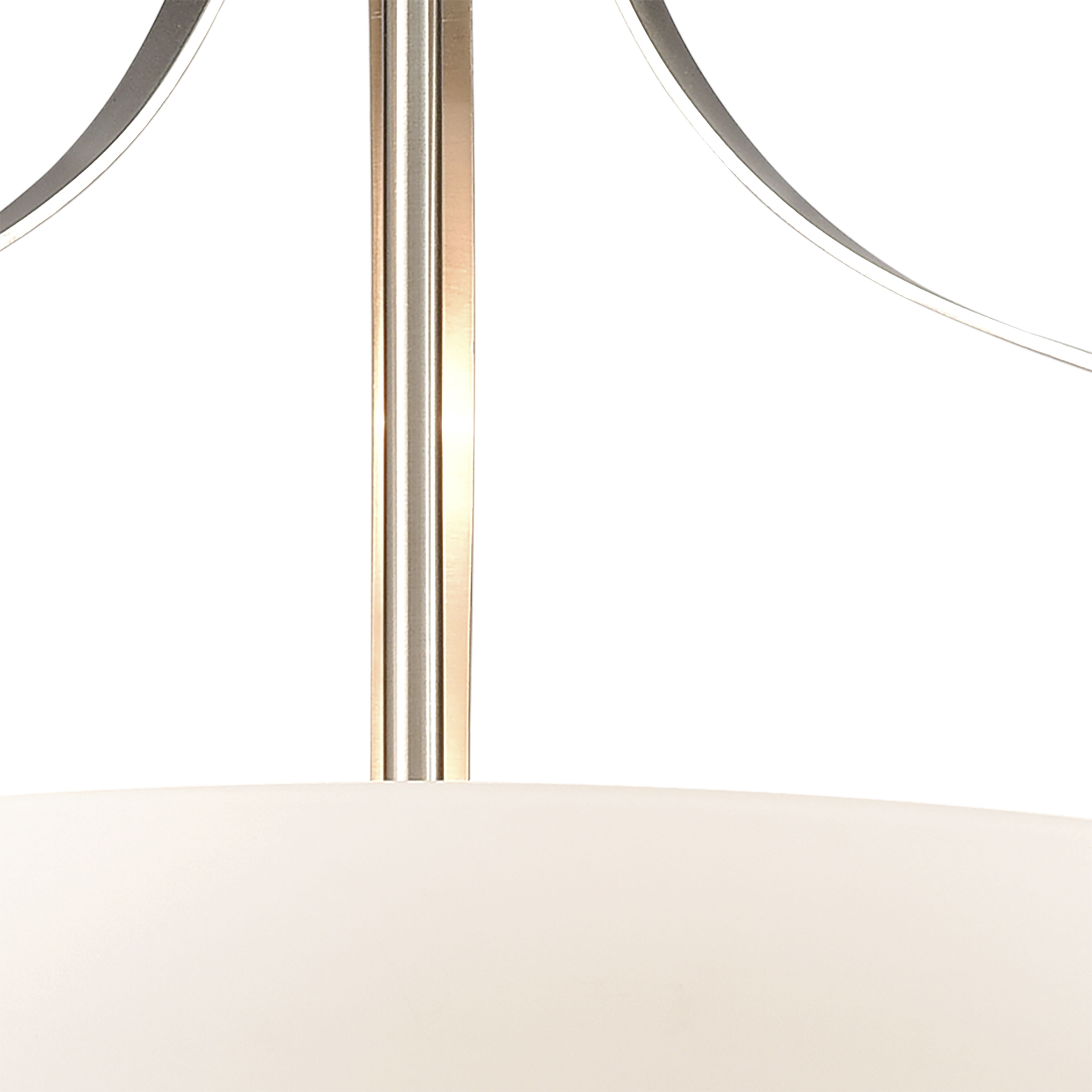 Market Square Pendant Ceiling Light in Brushed Nickel