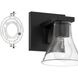 Gilford 1 Light 7.25 inch Matte Black Vanity Light Wall Light