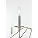 Rohan 6 Light 54 inch Polished Nickel Chandelier Ceiling Light