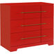 Cameron Red Dresser