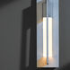 Axis 1 Light 15 inch Coastal Burnished Steel Outdoor Sconce, Small