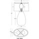 Marina 25 inch 150.00 watt Blue Table Lamp Portable Light