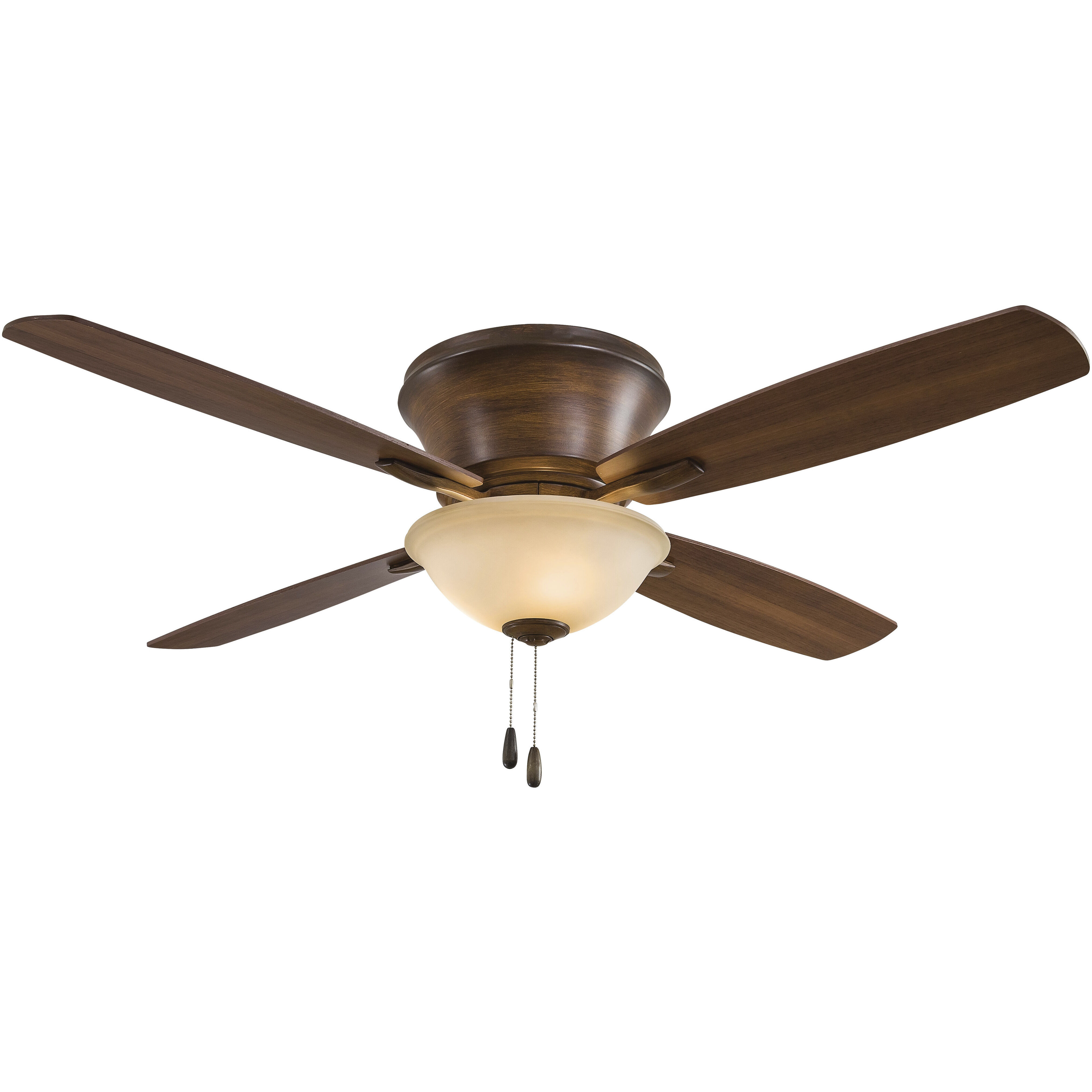 Mojo II 52 inch Distressed Koa with Medium Maple/Dark Walnut Blades Ceiling Fan