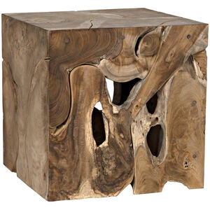 Vert 16 X 16 inch Clear Coat Satin Side Table