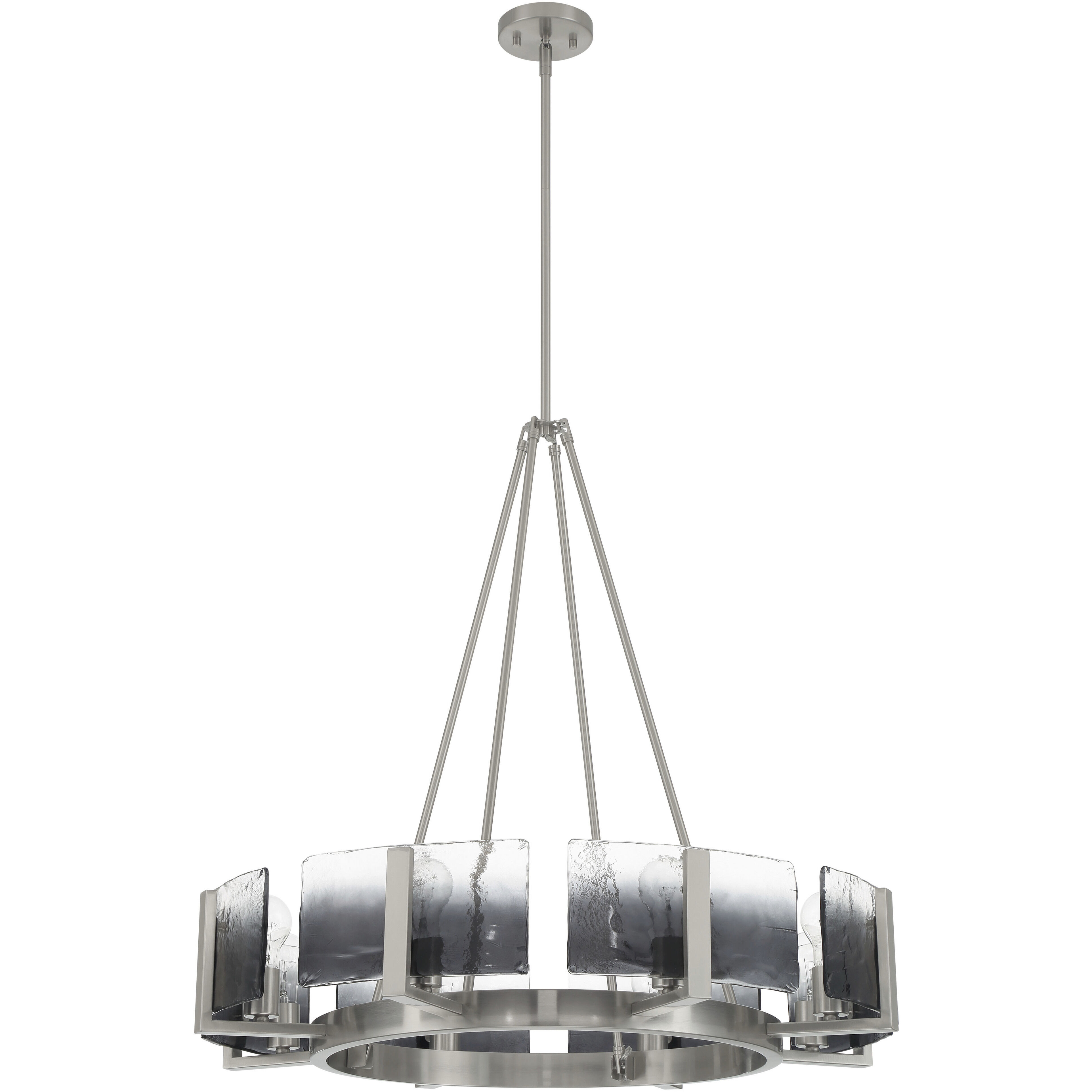 Aenon 8 Light 32 inch Pewter Chandelier Ceiling Light