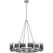 Aenon 8 Light 32 inch Pewter Chandelier Ceiling Light