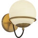 Alora Mood Alba Wall/Vanity Light Wall Light in Aged Gold