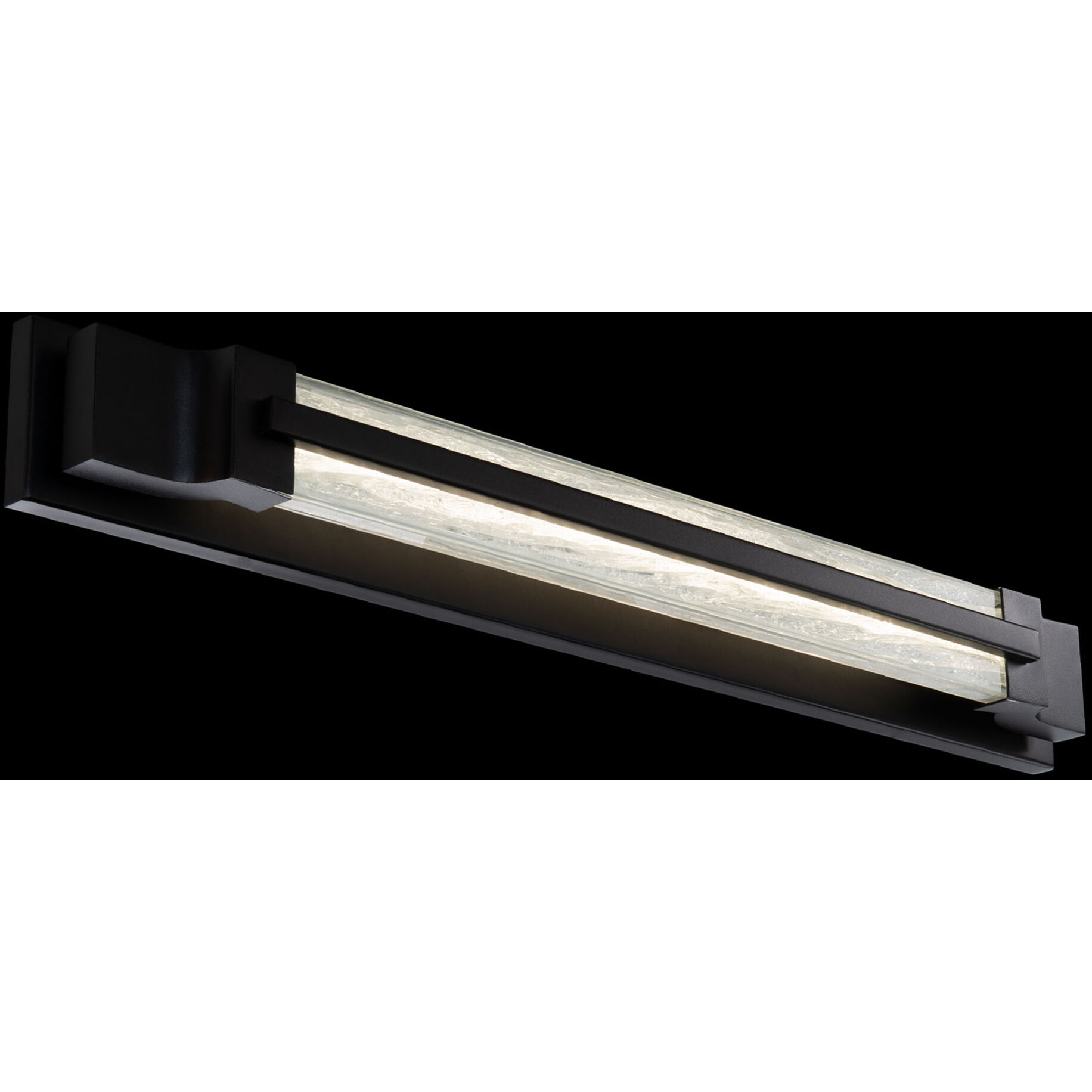 Aberdeen LED 28 inch Black Bath Vanity & Wall Light, Beyond