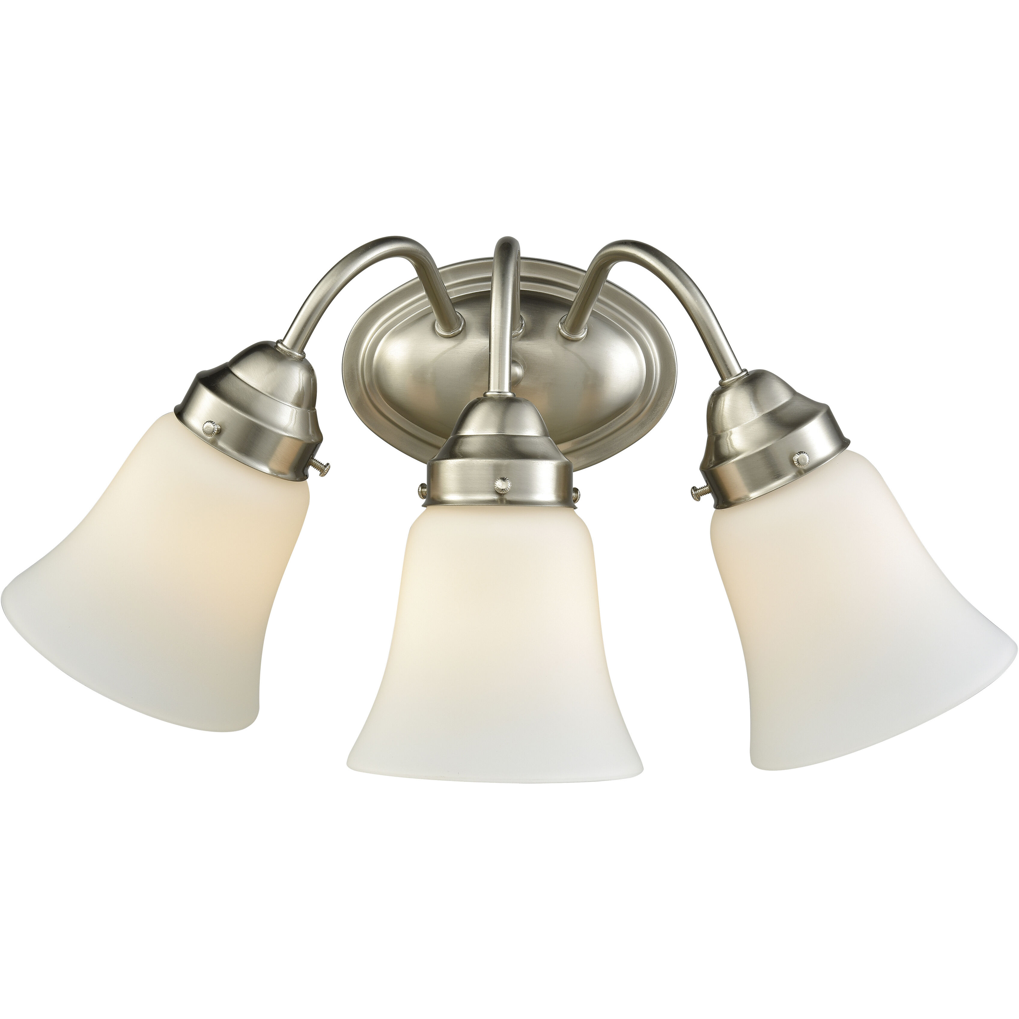 Califon 3 Light 17 inch Brushed Nickel Vanity Light Wall Light