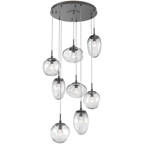 Cosmos LED LED Graphite Chandelier Ceiling Light, Round Multi-Port