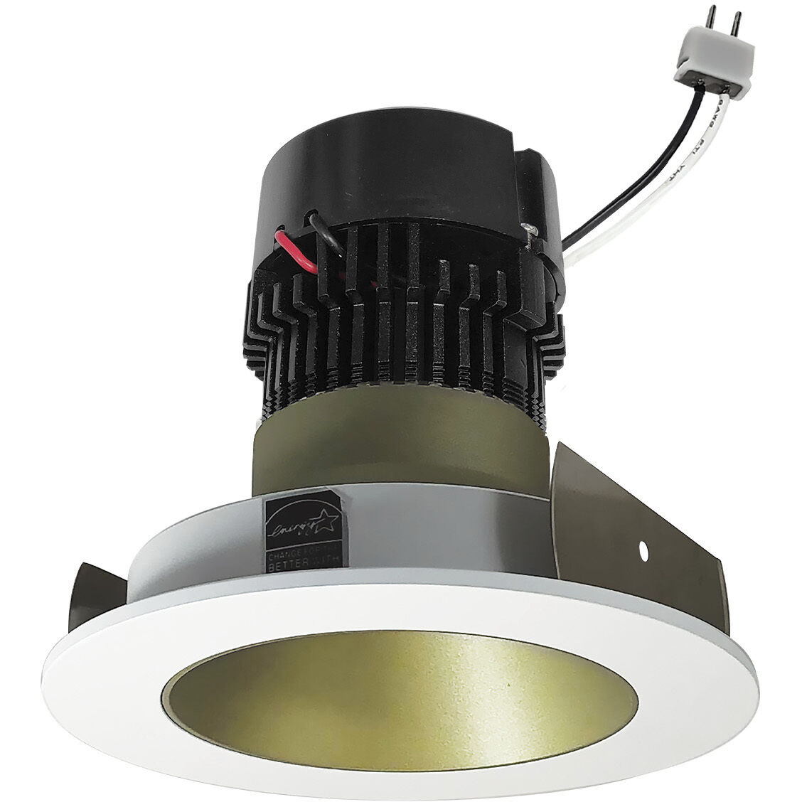 Pearl Champagne Haze and Matte Powder White Recessed