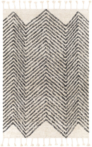 Khemisset 90 X 60 inch Light Grey Rug in 5 x 8, Rectangle