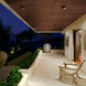 Peek LED 4.88 inch Black Flush Mount Ceiling Light in 4000K, dweLED