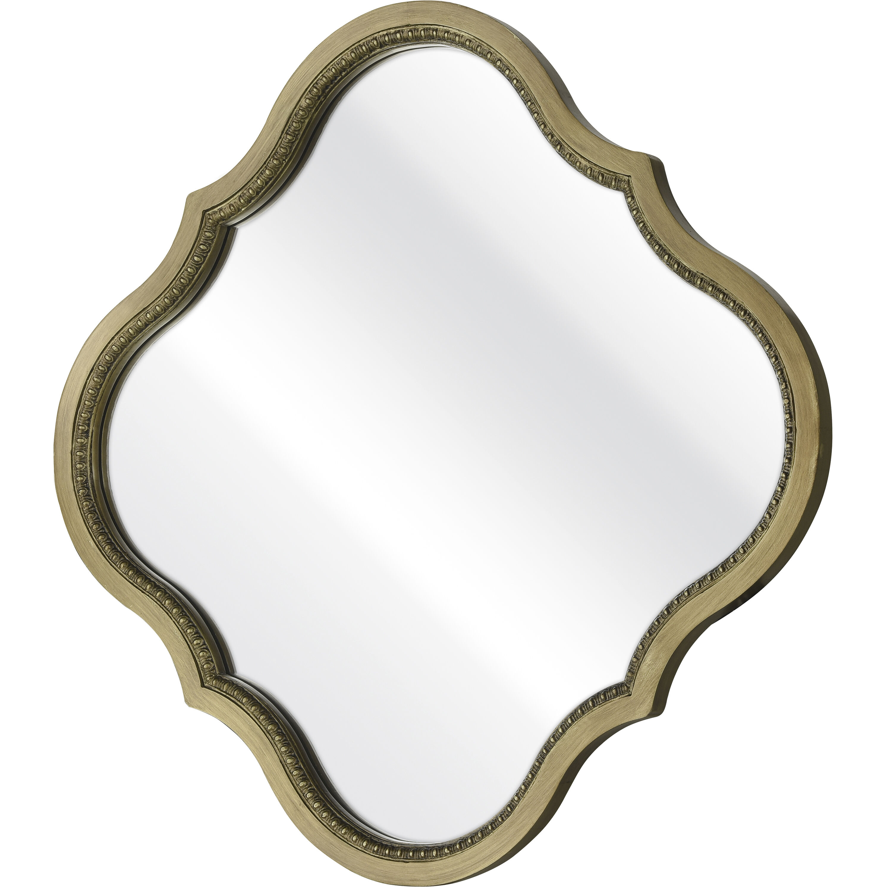 Calgary 23.5 X 23.5 inch Brass with Mirror Wall Mirror