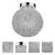 Celestial 1 Light 8 inch Brushed Nickel Flushmount Ceiling Light