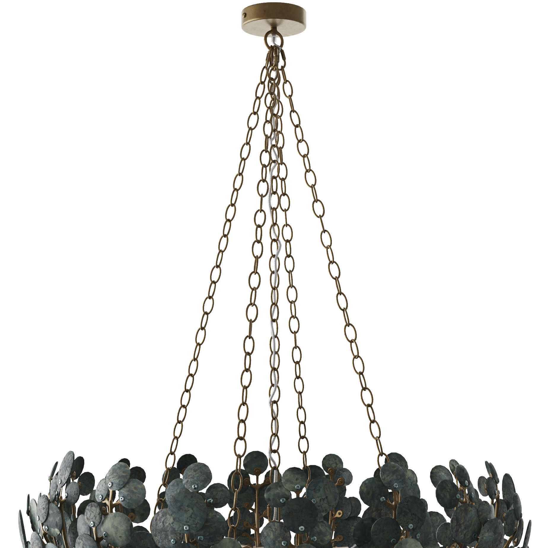 Arteriors DMS14 Bilal 40 inch Eucalyptus Coconut Shell