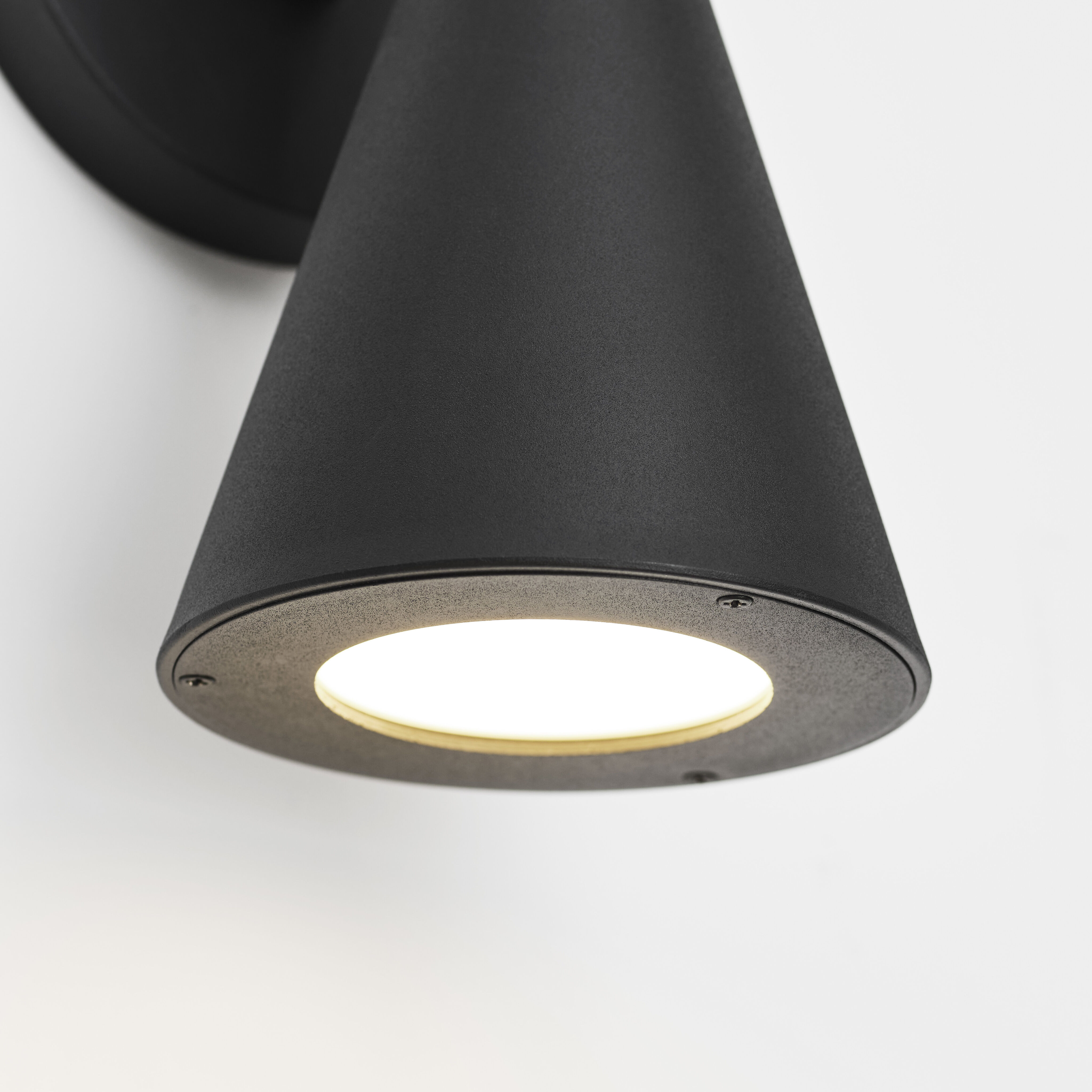 AERIN Albertine 2 Light 18 inch Textured Black Outdoor Wall Sconce