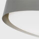 Drew & Jonathan Dartmore 2 Light 15 inch Brushed Nickel Flush Mount Ceiling Light, Medium