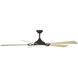 Cadena 65 inch Dark Bronze with White Oak Blades Smart Ceiling Fan