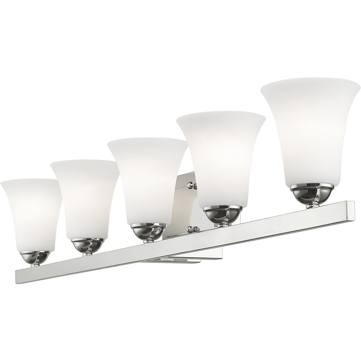 Ridgedale 5 Light 43 inch Polished Chrome Bath Vanity Wall Light