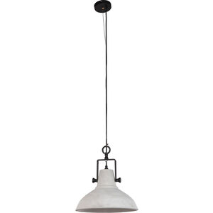 Esso 1 Light 14 inch Natural and Black Pendant Ceiling Light, Small