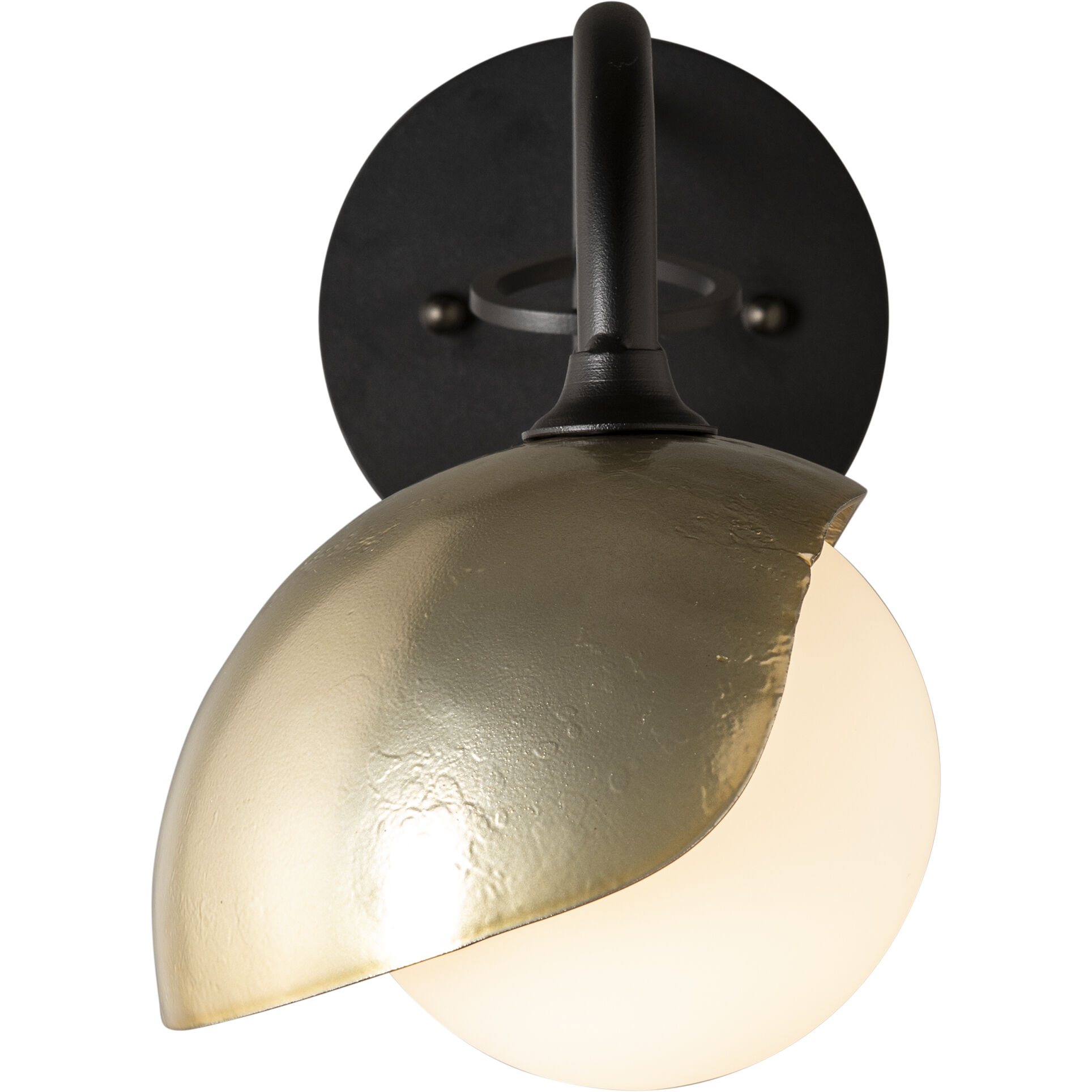 Brooklyn 1 Light 6 inch Black and Modern Brass Long-Arm Sconce Wall Light in Black/Modern Brass, Long-Arm