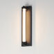 Fuse Outdoor LED 4.75 inch Black and Gold Outdoor Wall Mount