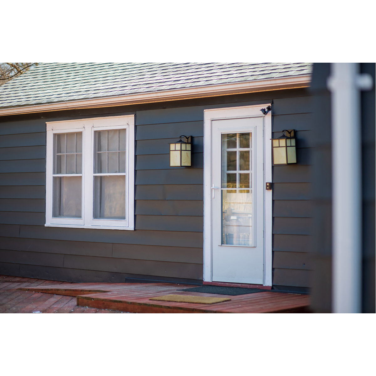 Coldwater 2 Light 11 inch Burnished Outdoor Wall Mount