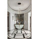 Canada LED 24 inch Satin Black Chandelier Ceiling Light