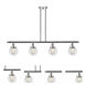 Ballston Beacon LED 48 inch Polished Chrome Island Light Ceiling Light in Clear Glass, Ballston