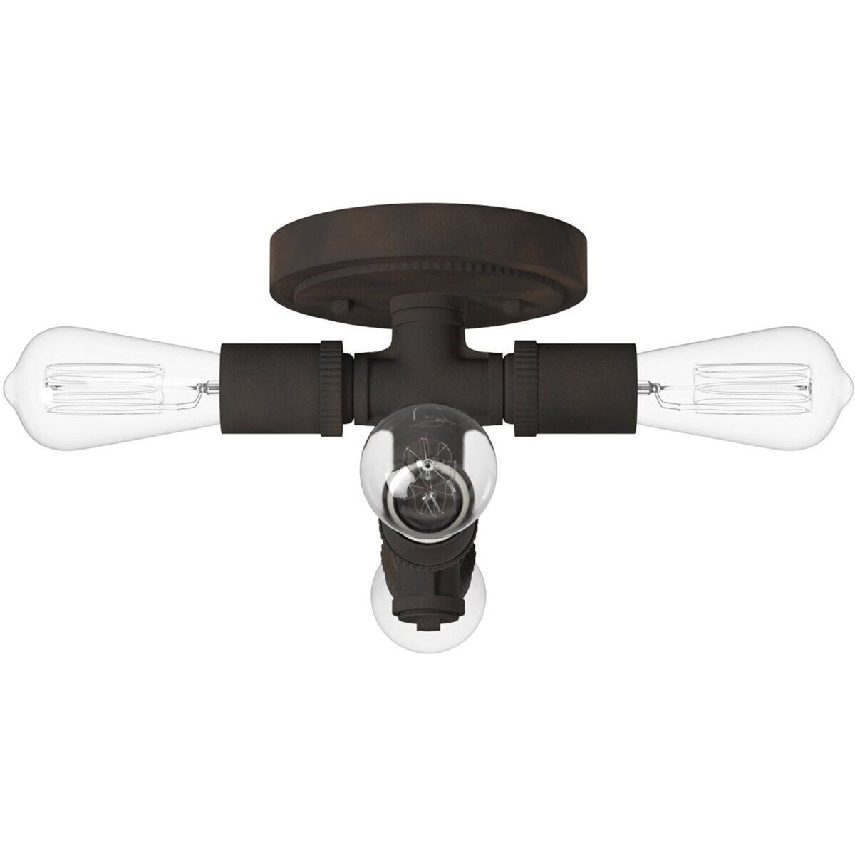 Wymer 4 Light 6.26 inch Zinc Flush Mount Ceiling Light