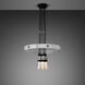Hero LED 31.5 inch Stone / Steel Chandelier Ceiling Light