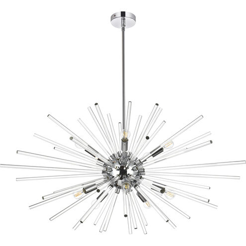 Sienna 10 Light 42 inch Chrome Pendant Ceiling Light