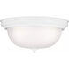 Geary 3 Light 14.5 inch White Flush Mount Ceiling Light