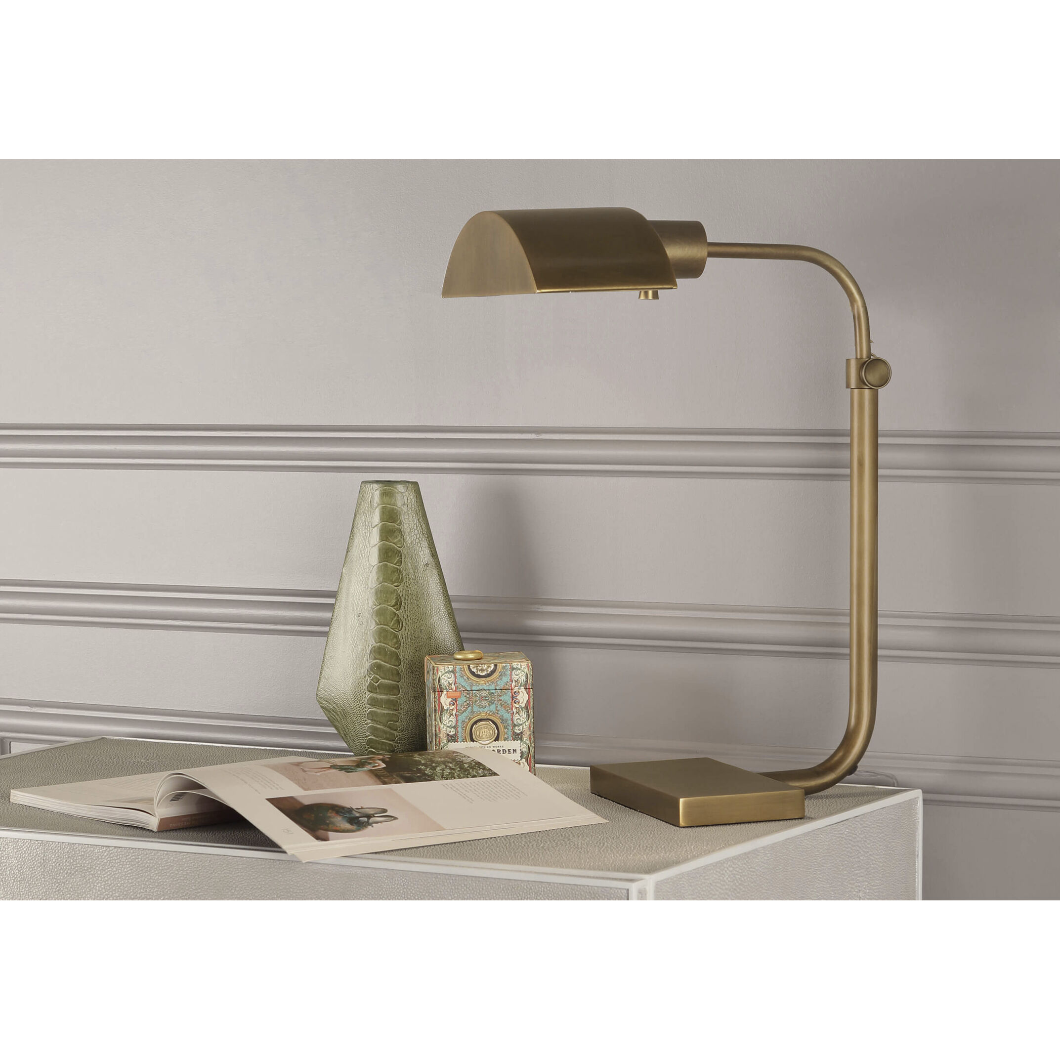 Koleman 16.25 inch 60.00 watt Aged Brass Table Lamp Portable Light