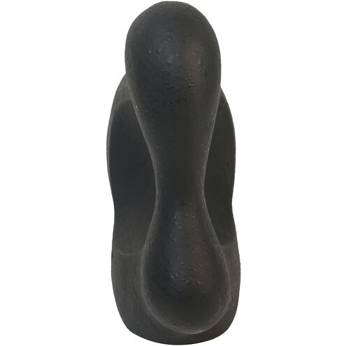 Matter 15 X 11.5 inch Sculpture in Black, Ecomix