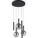 Modella LED 21.25 inch Black Pendant Ceiling Light