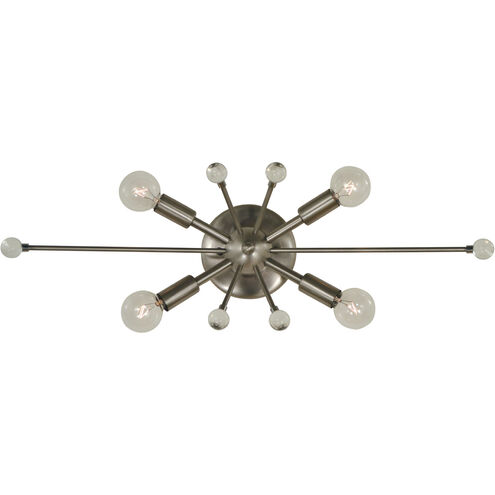 Supernova 4 Light 23 inch Brushed Nickel Sconce Wall Light