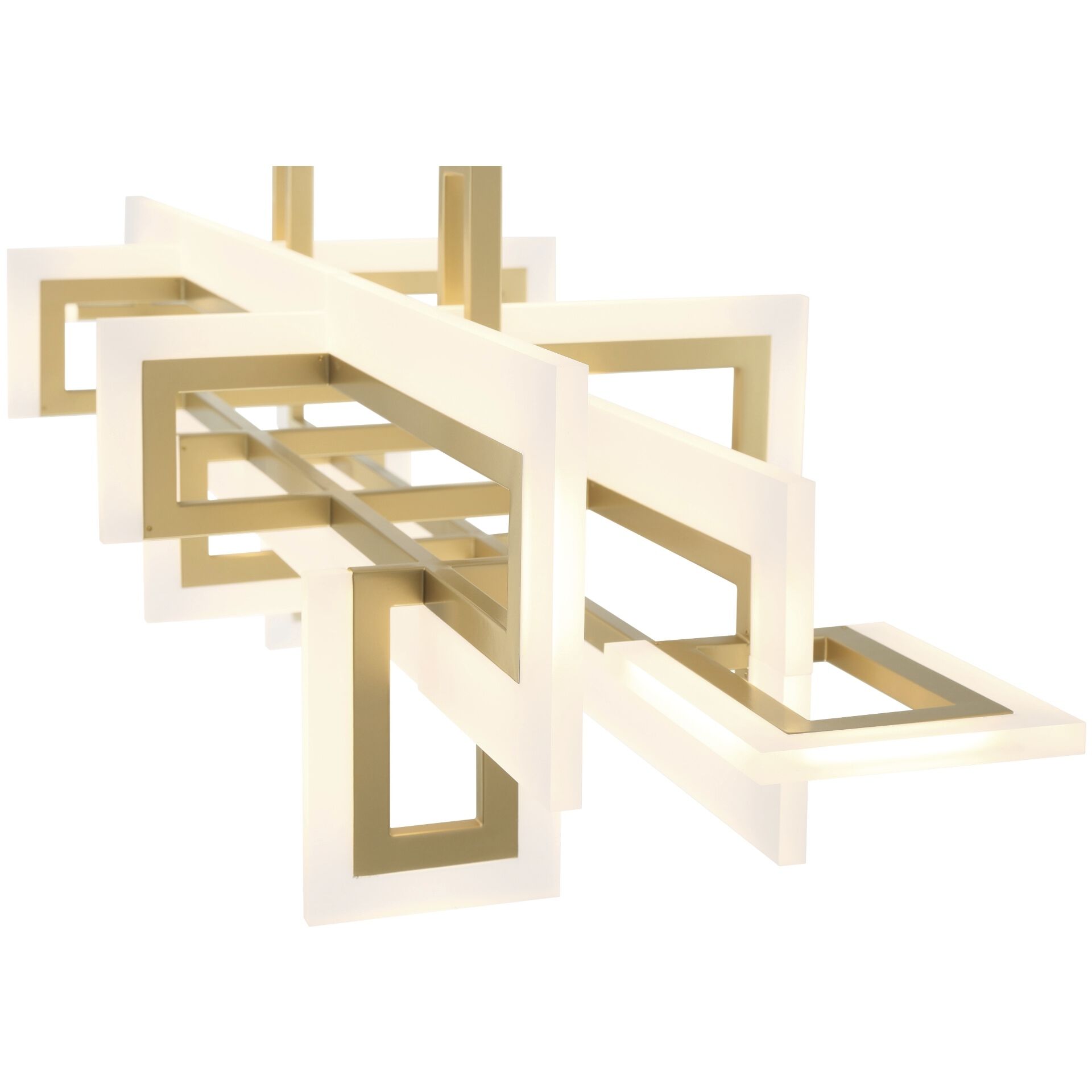 Inizio Linear Chandelier Ceiling Light in Gold