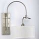 Kempsey 24 inch 75.00 watt Brushed Nickel Swing Arm Wall Bracket Wall Light