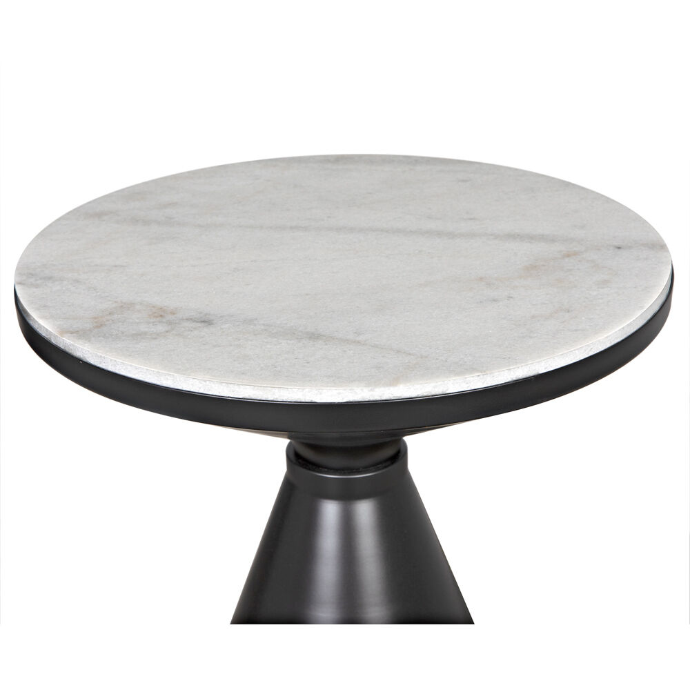 Marley 21.5 X 20 inch Matte Black Side Table