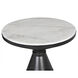 Marley 21.5 X 20 inch Matte Black Side Table
