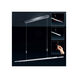 Zeitlos LED 44 inch Satin Nickel with Chrome Expandable Linear Pendant Ceiling Light, Bankamp L-Lite Line 