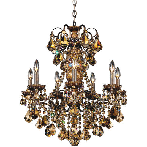 New Orleans 7 Light 24 inch Antique Silver Chandelier Ceiling Light in Heritage