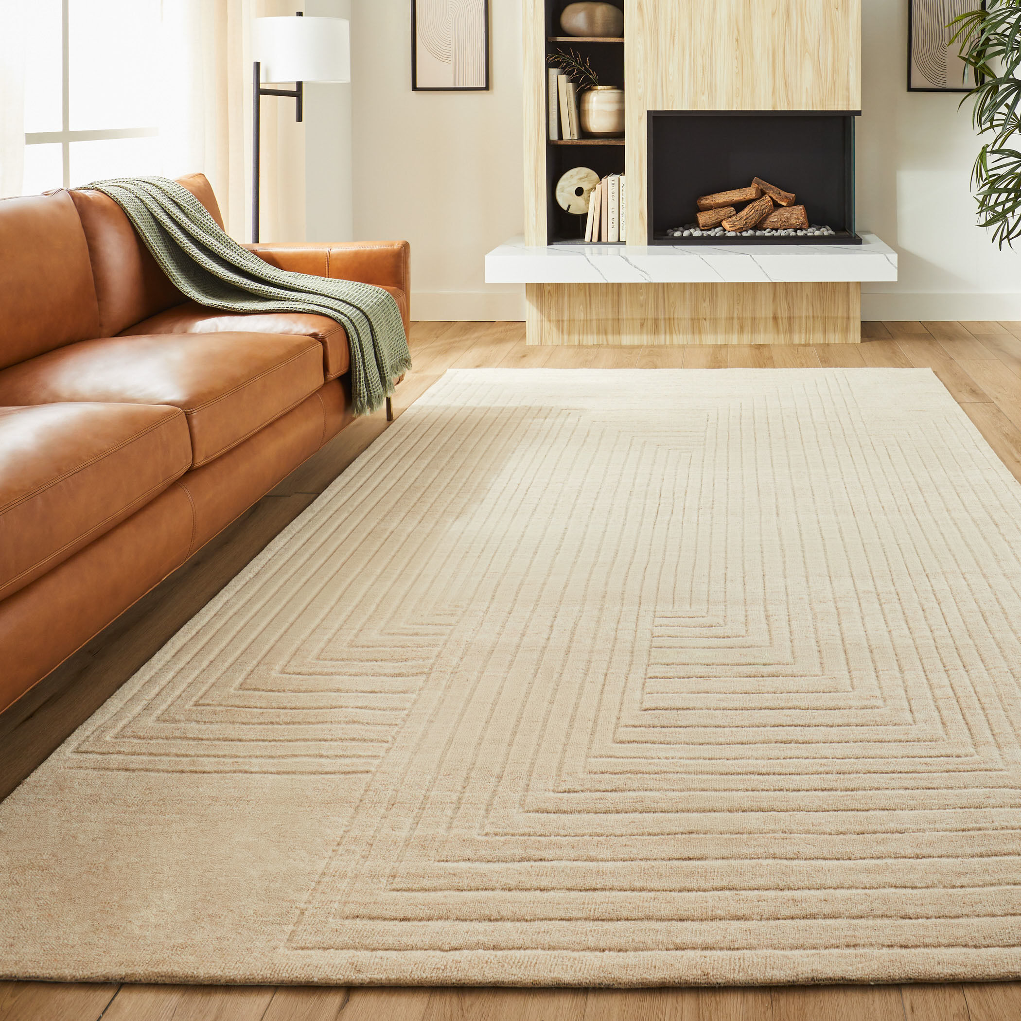 Kirti 36 X 24 inch Neutral Rug in 2 x 3