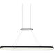 Eerie LED 47.25 inch Black Pendant Ceiling Light
