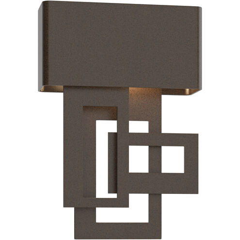 Collage LED 13.8 inch Coastal White Outdoor Sconce, Small