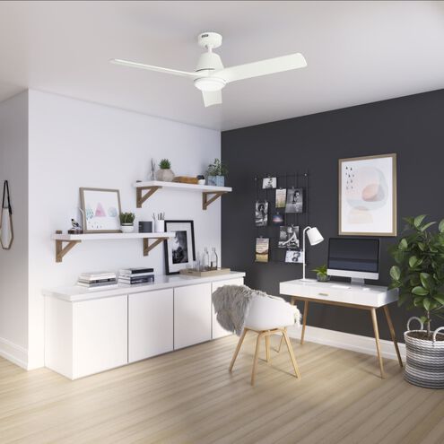 Aeronaut 52 inch Matte White Outdoor Ceiling Fan