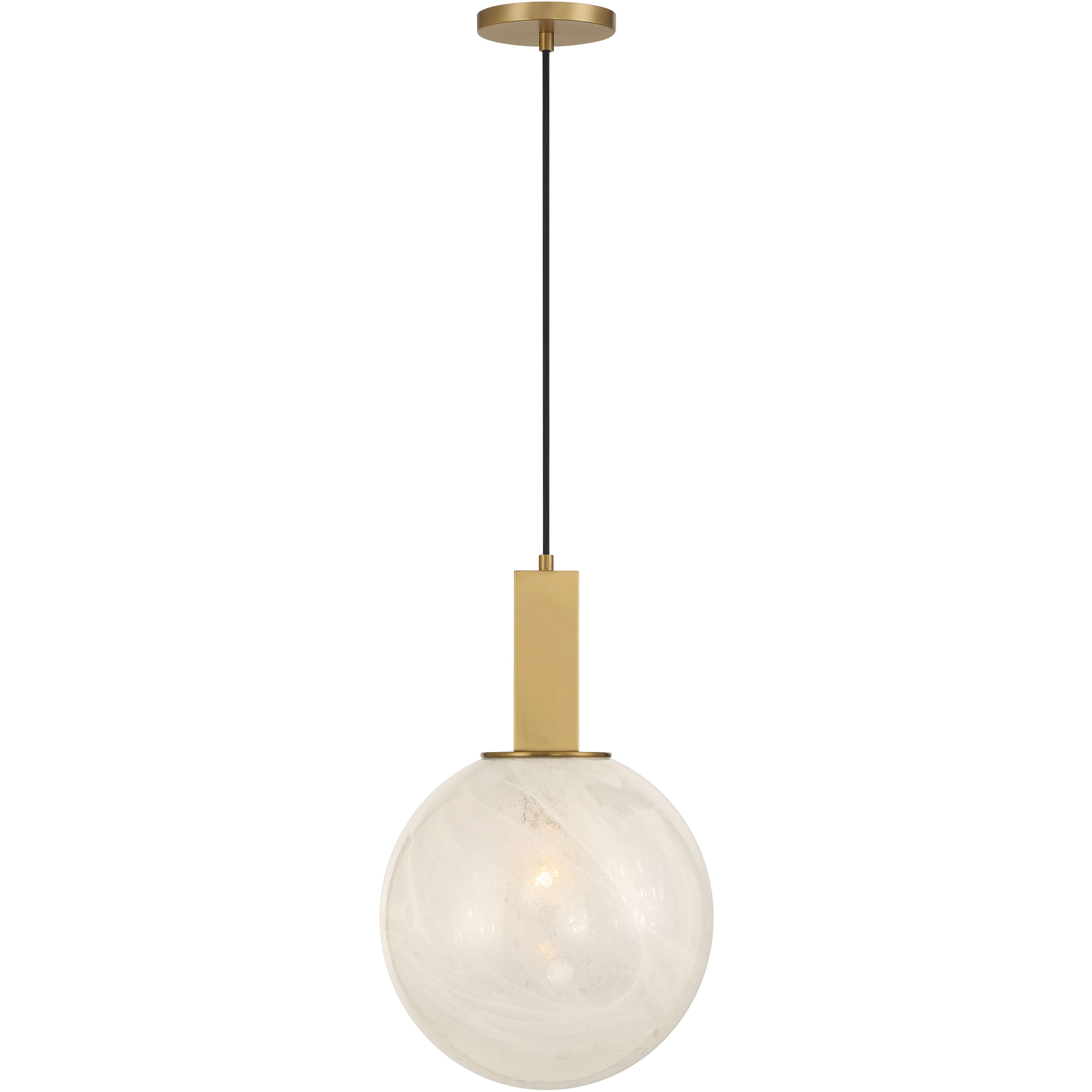 Narra 1 Light 12 inch Legacy Brass Pendant Ceiling Light
