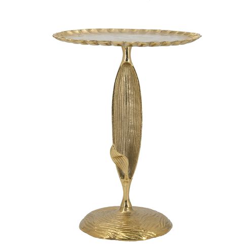 Anita 21 X 15.8 inch Gold Side Table